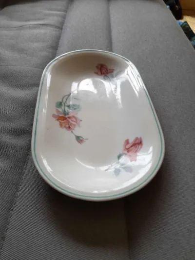 Petit plateau ovale apéritif en céramique - déco f - photo 2