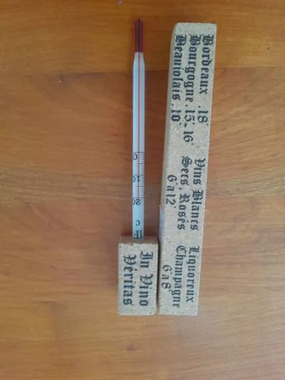 Thermomètre à vin - de 0 à 20 ° - photo 2