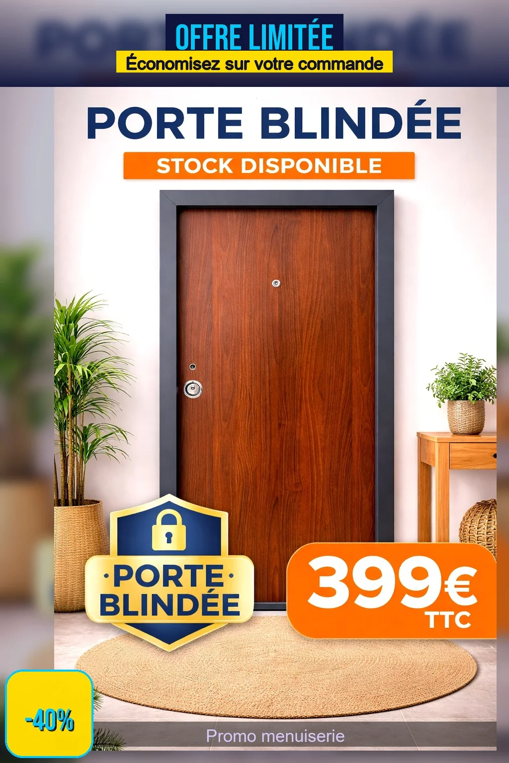 Porte blindée - Bricolage - Villeurbanne (69100)