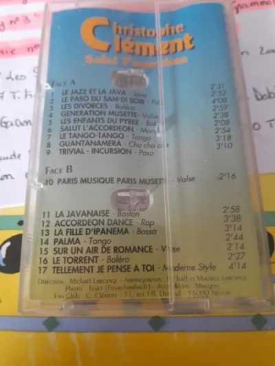 Cassette audio " christophe clément " - photo 2