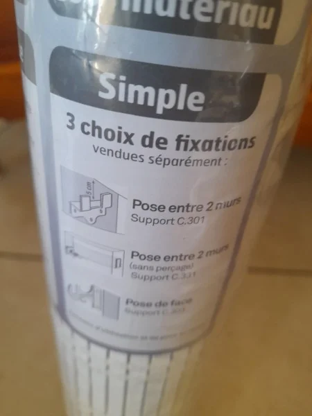 Store bois tressé blanc extérieur 90 x 180 cm - Bricolage - Saint-Satur (18300)