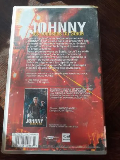 Cassette vhs " johnny halliday" - CD, DVD & Vinyles - Saint-Satur (18300)