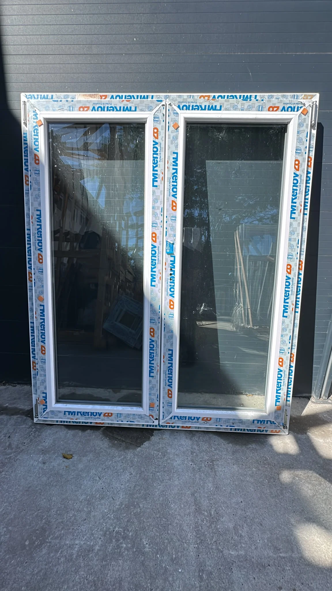 Fenêtre pvc blanc deux vantaux Haut 1450/ Larg 120 - Bricolage - Saint-Symphorien-sur-Coise (69590)