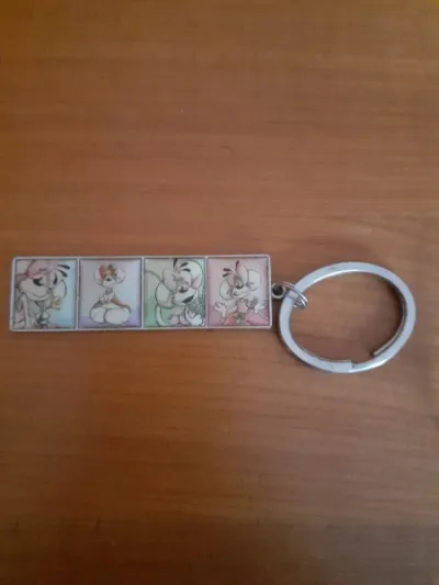 Porte clé diddlina en métal - photo 2