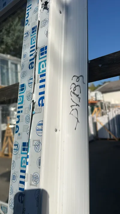 Porte fenêtre pvc blanc un vantail H2100/L800 - photo 2
