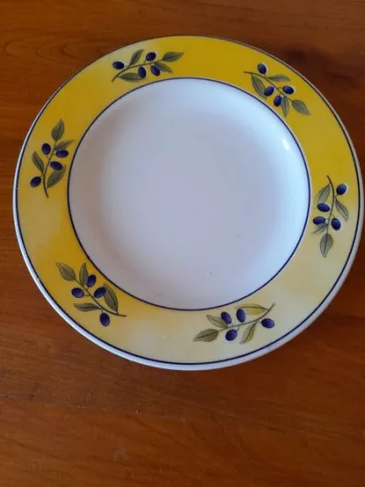 1 assiette à déssert - décoration provence - photo 4