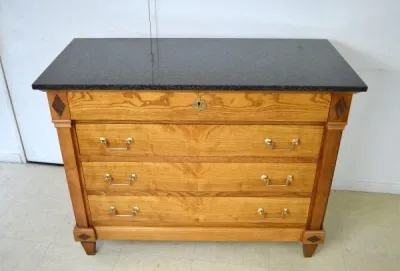 Commode style directoire en fêne massif - photo 4