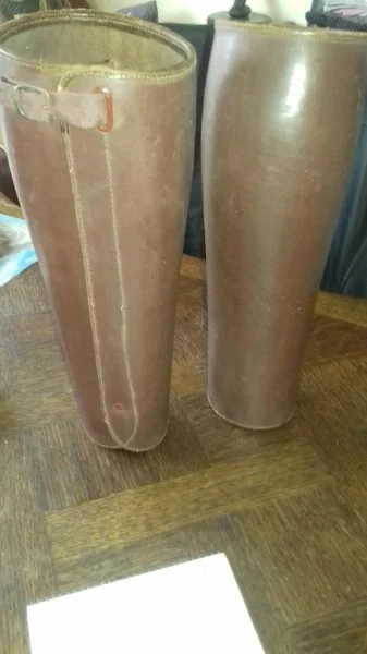 Anciennes jambière équitation (36) n°414 - Collection - Saint-Satur (18300)