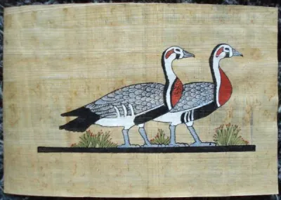 Lot de 3 beaux petits papyrus - photo 4