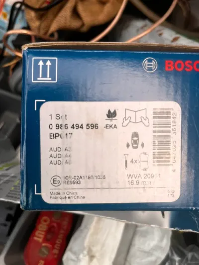 Plaquettes de frein avant arrière, Bosch - photo 3