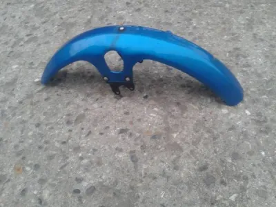Garde boue avant bleu honda 125 twin 1982 - photo 3
