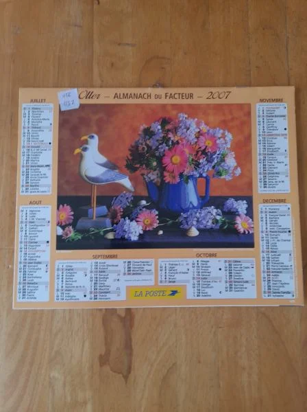 Almanach du facteur 2007 - - Collection - Saint-Satur (18300)