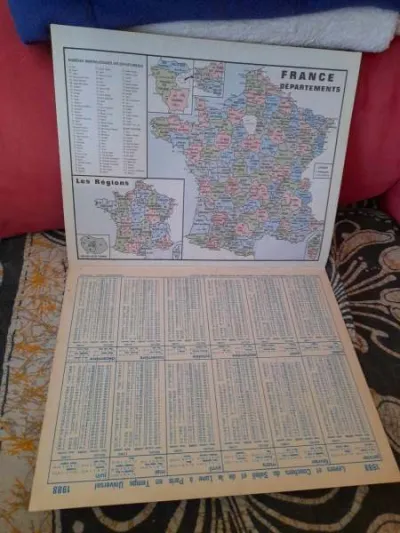 Almanach du facteur 1988 - la poste - photo 2