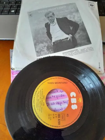45t " yves montand " - photo 2