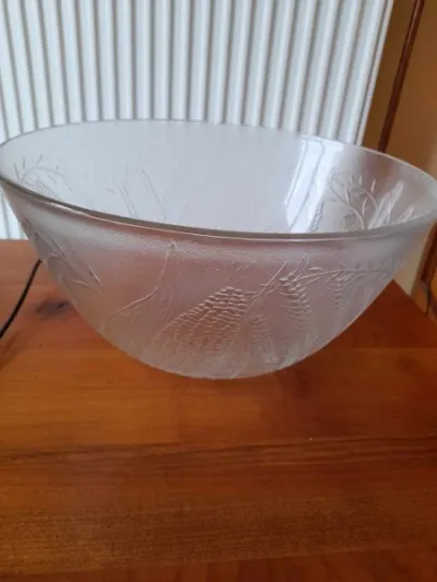 Grand saladier en verreduralex 28 cm - vintage - photo 3