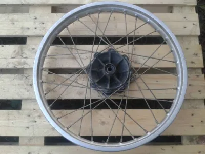 Roue avant yamaha 200 it 1978 - photo 3