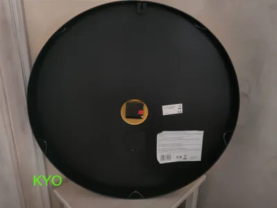 Grande horloge murale industrielle chiffres 60cm - photo 4