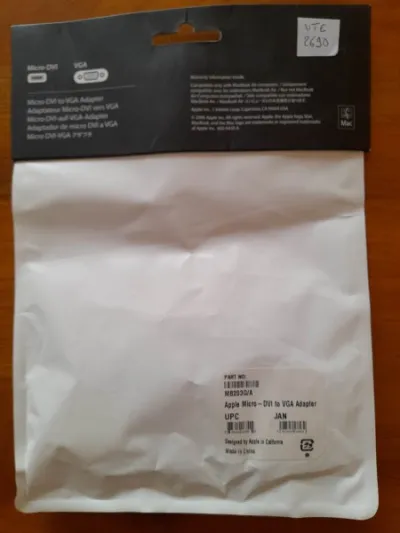 Micro dvi to vga adaptateur mac book air - photo 2