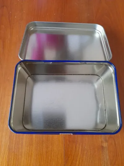 Boite métal publicitaire vide - photo 3