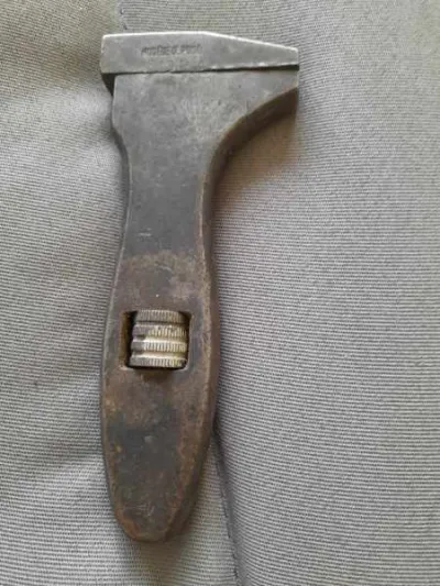 Ancienne clé anglaise - clé a molette de cycliste - photo 3