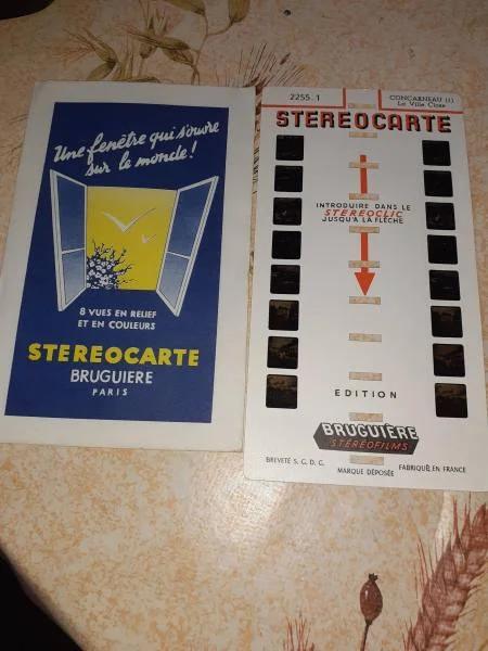 Stéréocarte 2255.1 concarneau (1) la ville close - Collection - Saint-Satur (18300)