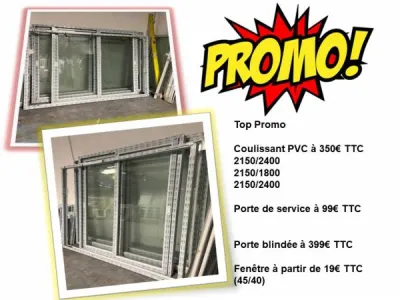 Coulissante pvc disponible - Bricolage - Ambérieux-en-Dombes (01330)