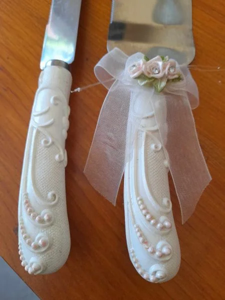 Ensemble couteau à gateau et pelle pour mariage - Collection - Saint-Satur (18300)