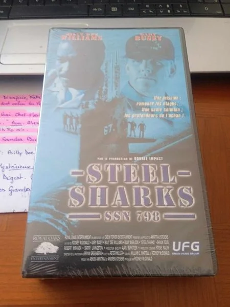 Cassette vhs " steel sharks ssn 798 " - CD, DVD & Vinyles - Saint-Satur (18300)