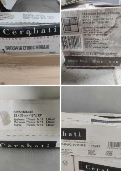 Surplus neufs carrelage faïence parefeuille - photo 4
