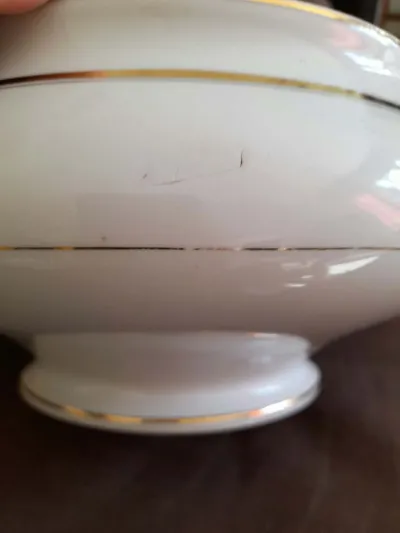 Soupière Ronde en Porcelaine Blanche - photo 3