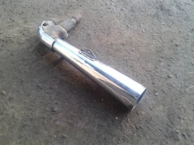 Silencieux gauche honda 500 vte 1986 - photo 2