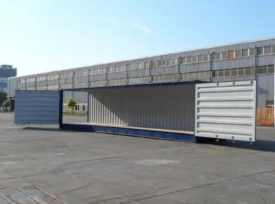 Container maritime 40 pieds open-side neuf - BTP & Chantier