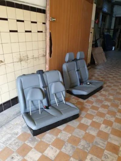 Sieges 2+1 avant tissue mercedes vito viano 639 - Voitures - Molenbeek-Saint-Jean (1080)