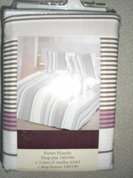 Parure de lit flanelle ou protege matelas neuf - Autres Loisirs - Sochaux (25600)