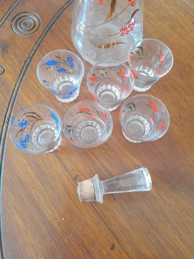 Service à Liqueur en Verre - - photo 4