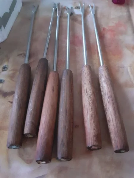 6 pic à fondu 24 cm (2) - Collection - Saint-Satur (18300)