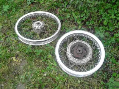 Jantes a rayons honda 1000 goldwin 1975 - photo 3