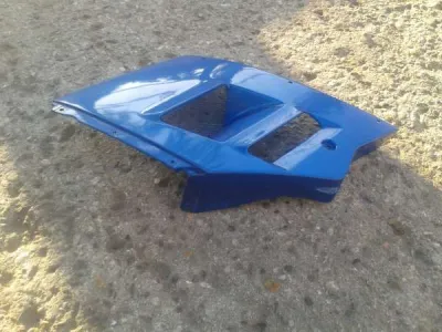 Flanc carénage droit bleu suzuki1100 gsxr 1989 - photo 3