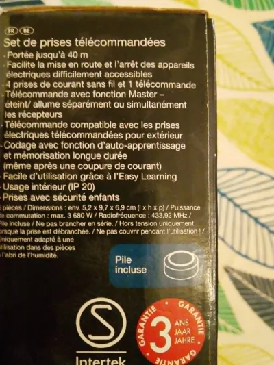 Set de Prises télécommandées NEUF - photo 2