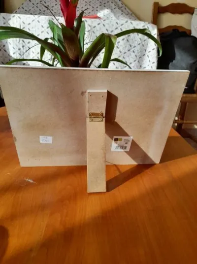 Porte livre de cuisine sur pied en bois - photo 3