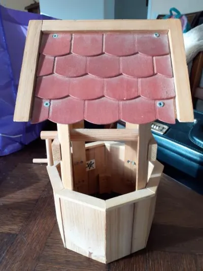 Petit puits décoratif en bois - photo 2