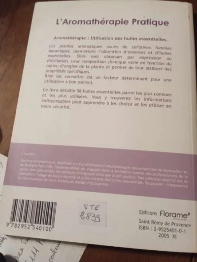 Livre " l ' aromathérapie pratique " - photo 3