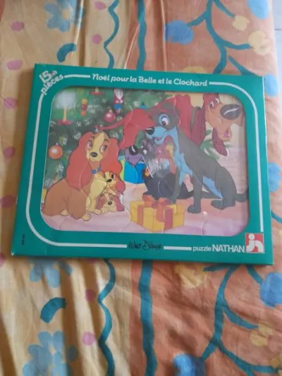 Noel pour la belle et le clochard - puzzle 15 pièc - photo 2