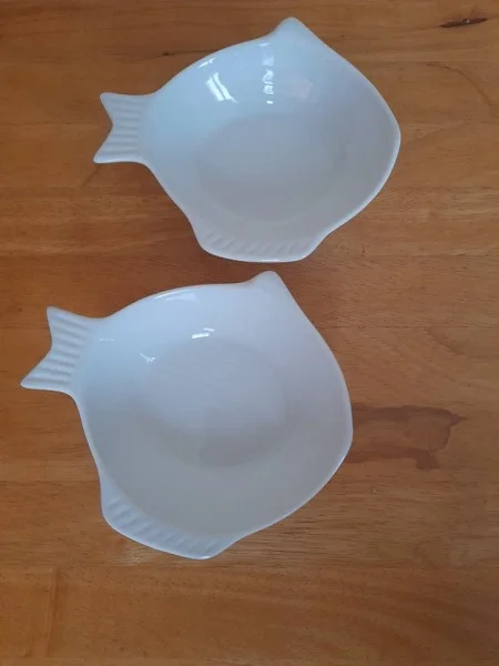 Lot 2 ramequins céramique forme poisson - Collection - Saint-Satur (18300)