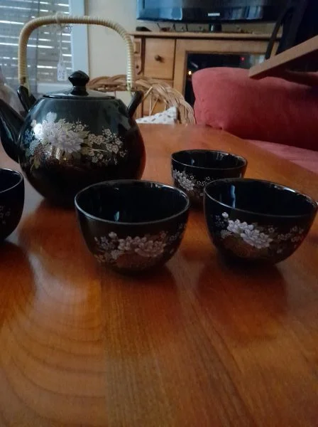 Service à thé en porcelaine céramique - Collection - Saint-Satur (18300)