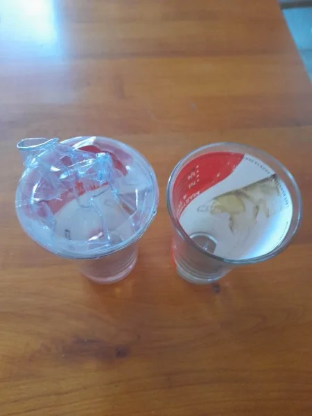 Lot 2 verres publicitaire martini - Collection - Saint-Satur (18300)