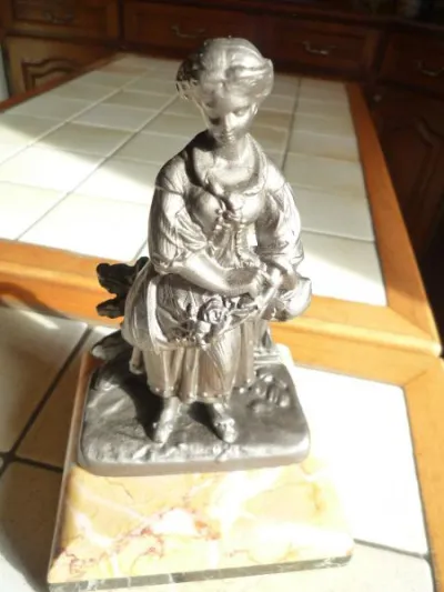 Statue en régule - Décoration