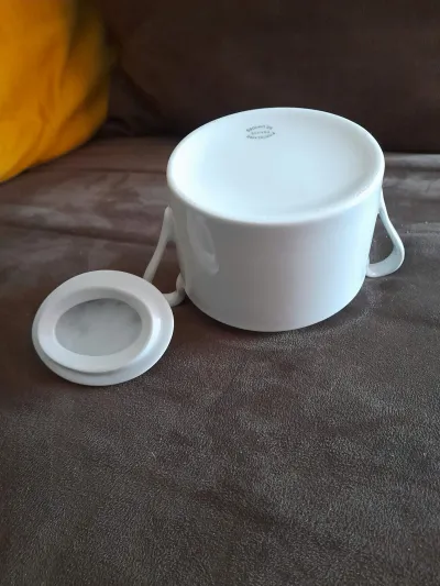 Porcelaine de Limoges - Sucrier Ovale Blanc - photo 3