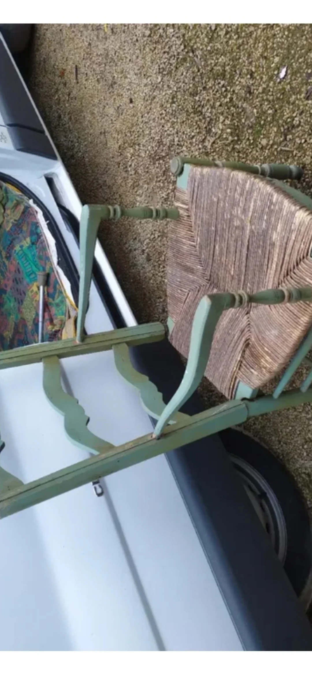 Fauteuil ancien provençal sortie de grenier - Meubles