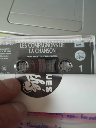Cassette audio " les compagnons de la chanson " - photo 2